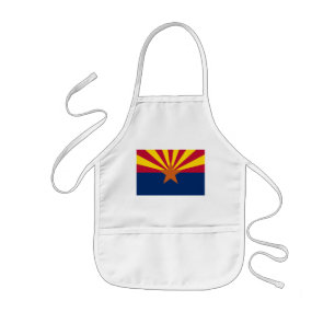 Tablier Enfant Drapeau de l'Arizona, Américain L'État du cuivre