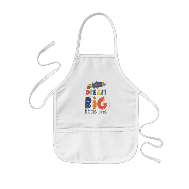 Tablier Enfant Dream Big Little One Rocket (Devant)