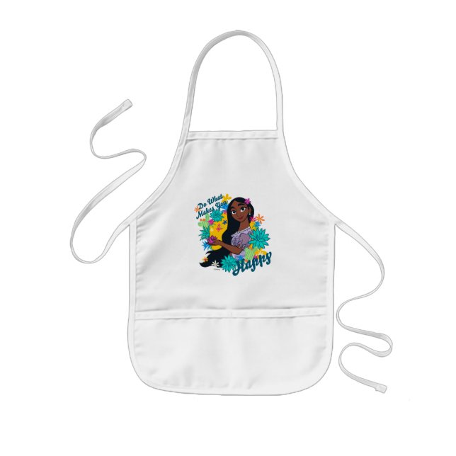 Tablier Enfant Encanto | Isabela - Faites Ce Qui Vous Rend Heureu (Devant)
