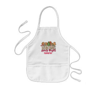 Tablier Enfant Enfants apéro de Noël Baking Spirits Personnalisé