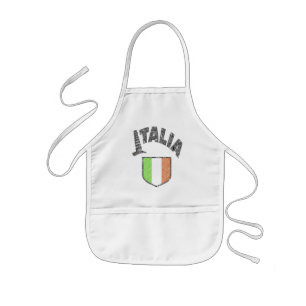 Tablier Enfant Enfants italiens faisant cuire le tablier