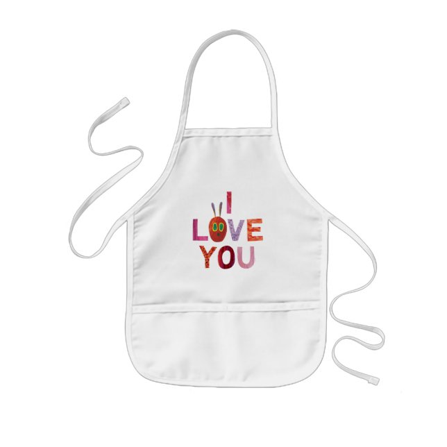 Tablier Enfant Eric Carle | Caterpillar I Love You (Devant)