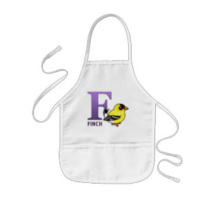 Tablier Enfant F est pour Finch