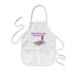 Tablier Enfant Faites cuire et priez avec vos enfants Customisez-