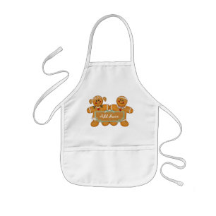 Tablier Enfant Fun de pain d'épices - Personnaliser