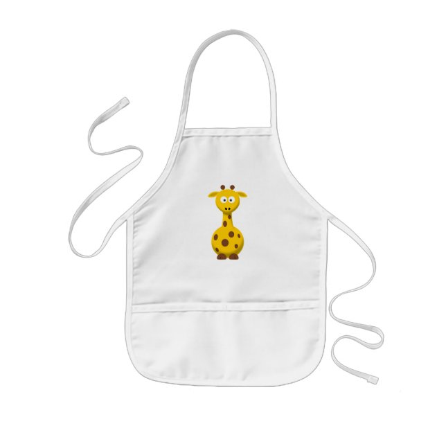 Tablier Enfant Giraffe de dessin (Devant)