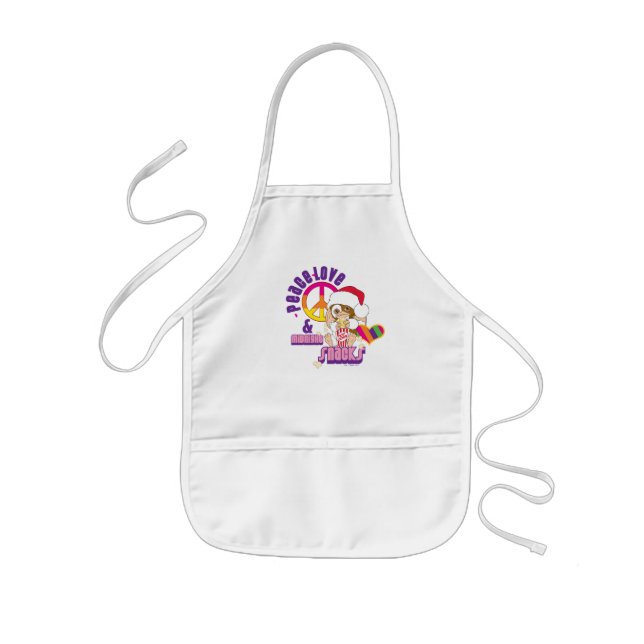 Tablier Enfant Gizmo | Peace Love & Midnight Snacks (Devant)