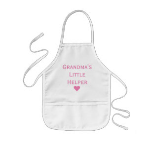 Tablier Enfant Grand-mère's Little Helper Grandkids' Apron