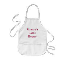 Grand-mère's Little Helper ! tablier pour enfants