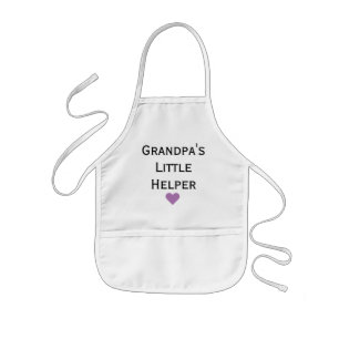 Tablier Enfant Grand-père's Little Helper Grandkids' Apron