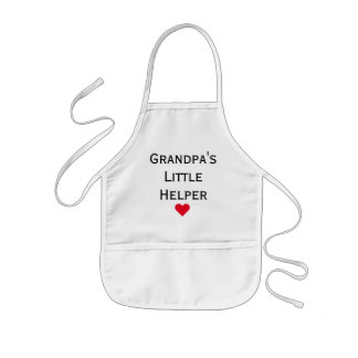 Tablier Enfant Grand-père's Little Helper Grandkids' Apron