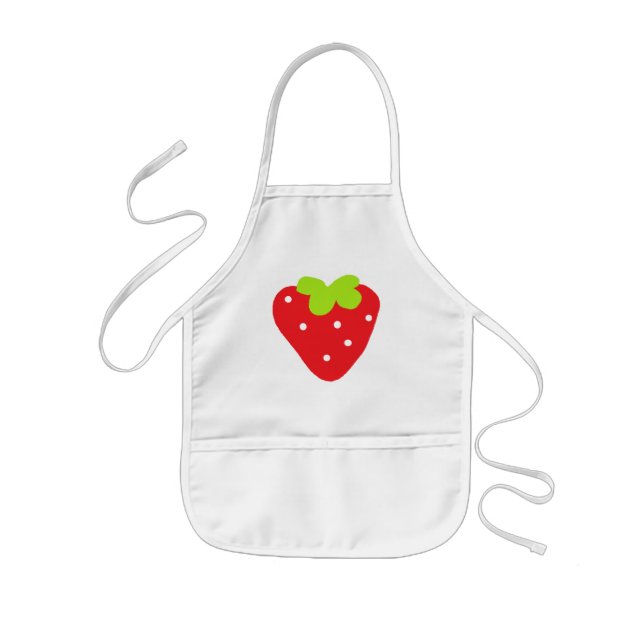 Tablier Enfant Grande fraise (Devant)
