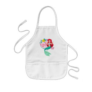 Tablier Enfant Graphique Ariel Avec Le Nom Du Fond