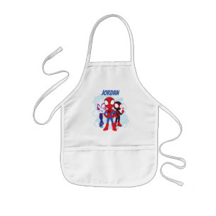 Tablier Enfant Graphisme de l'équipe Spidey