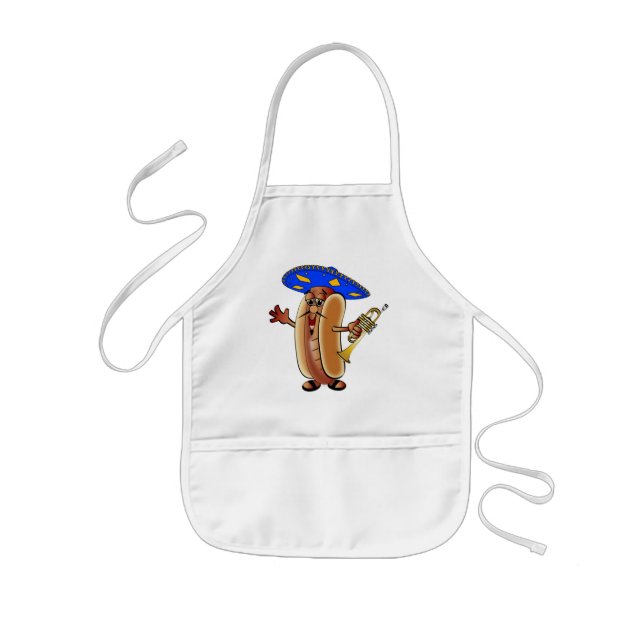 Tablier Enfant Hot-dog du mariachi de Cuauh (Devant)