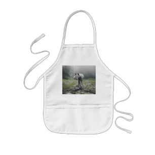 Tablier Enfant Husky Sibérien Blanc