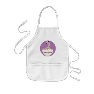 Tablier Enfant Illustration d'autruche pour bébé à couver mignon