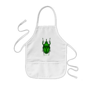 Tablier Enfant Illustration de bug Mecynorhina torquata