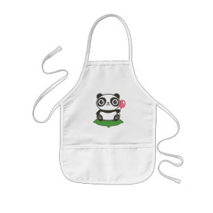Tablier Enfant Illustration de Cute Panda