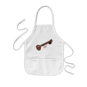 Tablier Enfant Illustration de dessin de Sitar