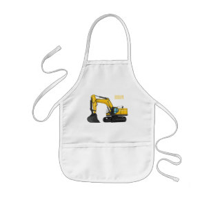 Tablier Enfant Illustration de la pelle Crawler