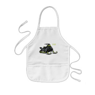Tablier Enfant Illustration de motoneige