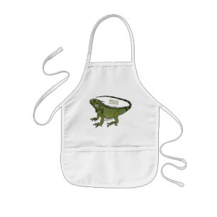 Tablier Enfant Illustration d'Iguana