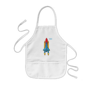 Tablier Enfant Illustration d'un vaisseau de fusées