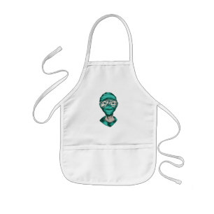 Tablier Enfant Infirmière svg avec Masque Facial