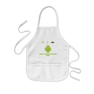 Tablier Enfant Intérieur affamé de programmateur de logiciel
