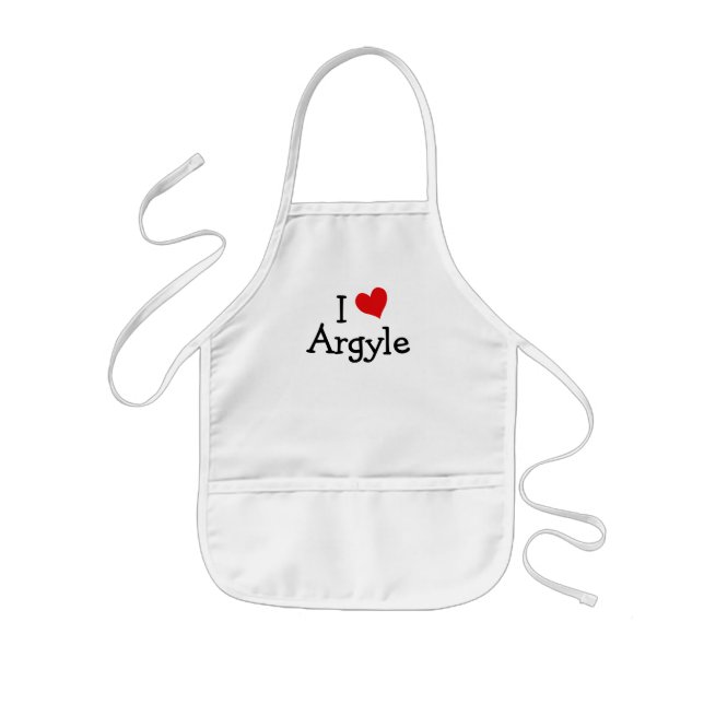 Tablier Enfant J'aime le Jacquard (Devant)