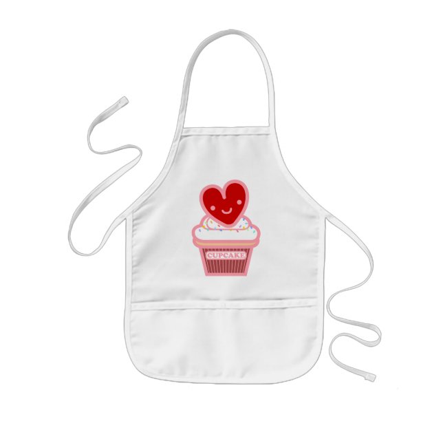 Tablier Enfant J'aime le tablier de petit gâteau (Devant)