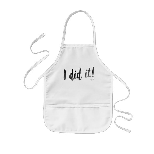 Tablier Enfant Je L'Ai Fait ! Apron Kids (Devant)