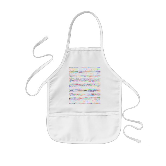 Tablier Enfant Julia Text Design II Apron Enfants (Devant)