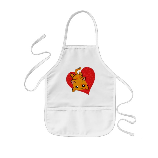 Tablier Enfant Kawaii Anime Kitty (Devant)