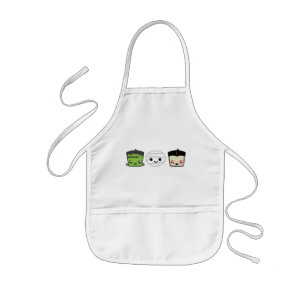 Tablier Enfant Kawaii Frankenstein Mummy Dracula