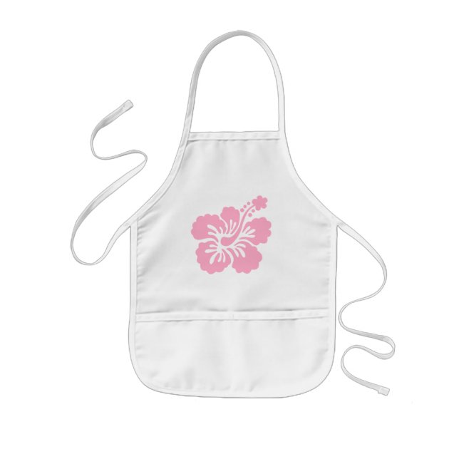 Tablier Enfant ketmie rose Q (Devant)