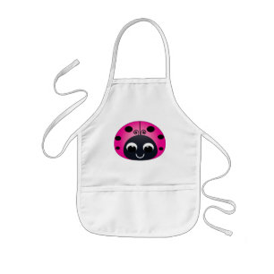 Tablier Enfant La coccinelle rose badine le tablier