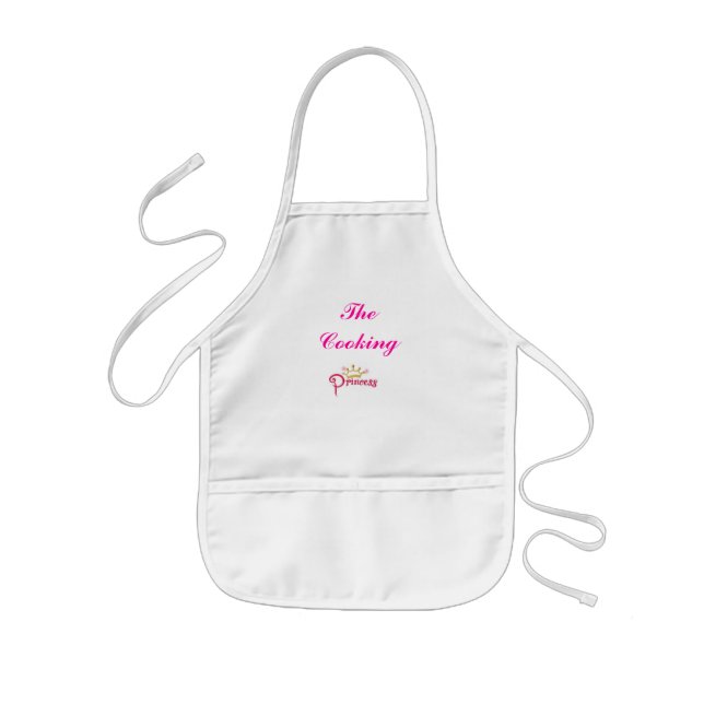 Tablier Enfant la princesse de cuisine (Devant)