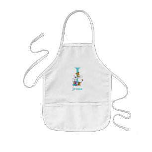 Tablier Enfant L'ABC de Dr Seuss : Lettre J - Blanc Ajoutez vot