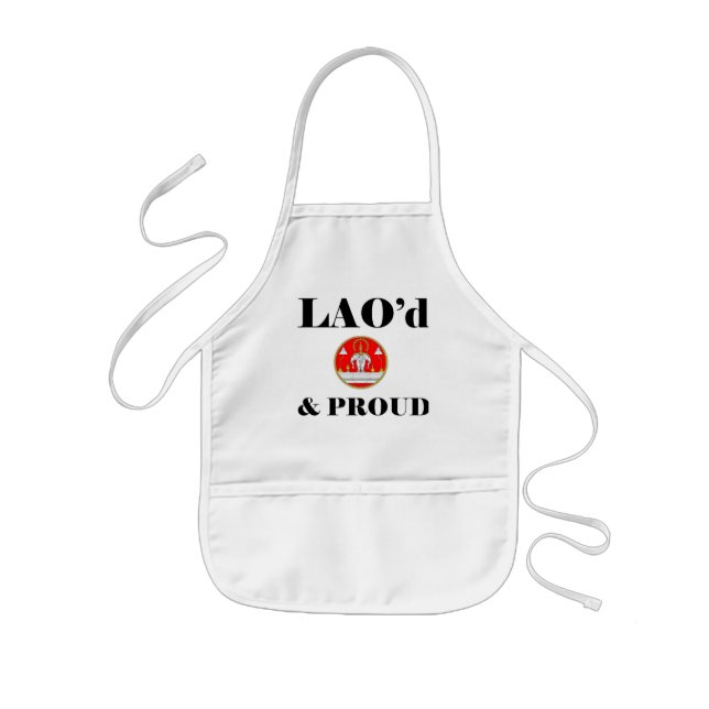 Tablier Enfant LAO'd et tablier FIER d'enfants (Devant)