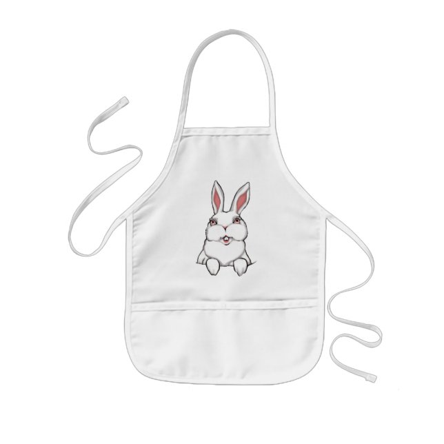 Tablier Enfant Lapin Lapin Apron Lapin de Pâques Apron BBQ pour e (Devant)