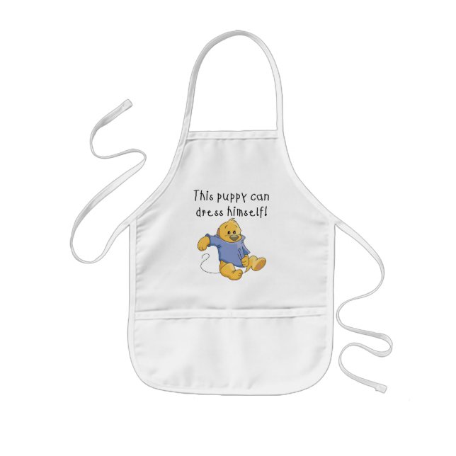 Tablier Enfant Le chiot habillent des T-shirts et des cadeaux (Devant)