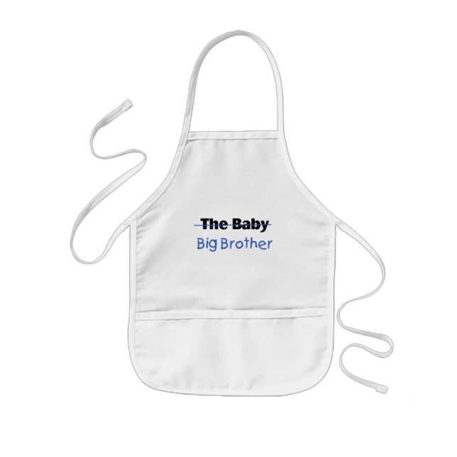 Tablier Enfant Le frère de bébé (Devant)