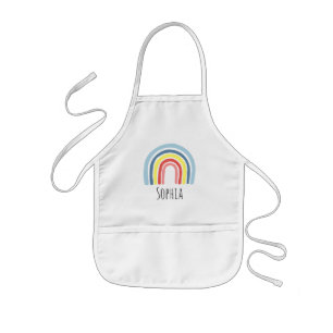 Tablier Enfant Les filles tendance et mignonne arc-en-ciel
