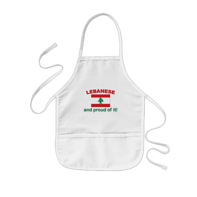 Tablier Enfant Libanais fier (Devant)