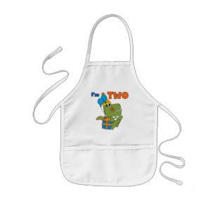 Tablier Enfant Little Dino 2e Anniversaire Tshirts et cadeaux