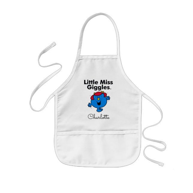 Tablier Enfant Little Miss | Petite Miss Giggles Aime Rire (Devant)