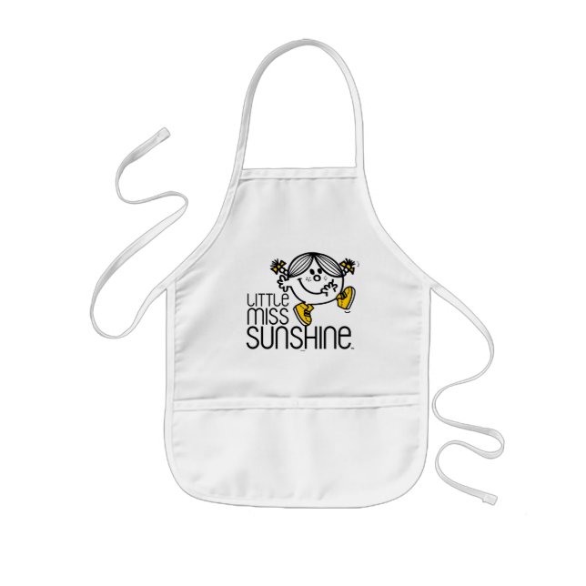 Tablier Enfant Little Miss Sunshine Marcher Sur Le Nom Graphique (Devant)