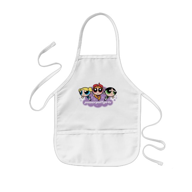 Tablier Enfant Logo de l'équipe de Powerpuff (Devant)